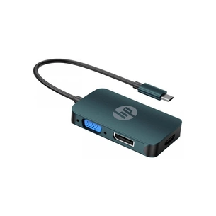 Порт-реплікатор HP USB3.1 Type-C --> HDMI/VGA/DP/, 0.2м (DHC-CT200) зображення 1