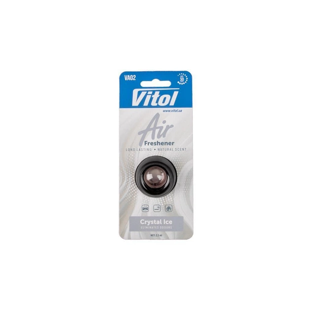 Ароматизатор для автомобиля Vitol Air Crystal Ice 2.3мл (VA02) - изображение 1