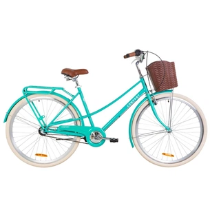 Велосипед Дорожник 28" COMFORT FEMALE PH рама-19,5" 2019 бірюза, багажник + кошик (OPS-D-28-130) зображення 1