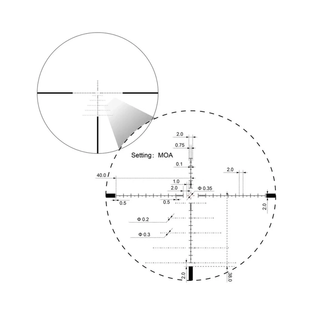 Оптичний приціл Vector Optics Sentinel 6-24x50 (30 мм) illum. FFP (SCFF-57) - picture 6