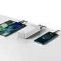 Батарея універсальна Baseus Bipow 30000mAh, 15W, USB-C/3A, 2*USB-A/3A(max.), +cable, white (PPBD050202) - зменшене зображення 8