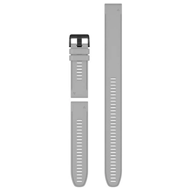 Ремінець до смарт-годинника Garmin 26mm QuickFit Powder Gray Silicone Band Band (010-12904-00) - зображення 1