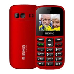 Мобільний телефон Sigma Comfort 50 EASY TYPE-C Red (4827798585221) зображення 1