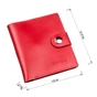 Портмоне Shvigel Шкіряне Червоне (16219) - зменшене зображення 3