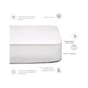Наматрацник MirSon Стандарт Natural Line Wollen 960 70х190 см (2200000834201) - зменшене зображення 3