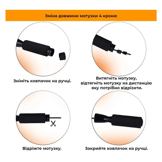 Скакалка PowerPlay 4209 Чорна (PP_4209_Black) - picture 9