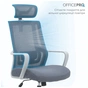 Офісне крісло OfficePro Harmony OC310-G-G-G (OC310-G-G-G) - зменшене зображення 3
