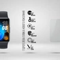 Плівка захисна Armorstandart Matte hydrogel Huawei Band 8 6 pcs (ARM92050) - зменшене зображення 2