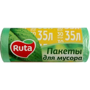 Пакети для сміття Ruta 35 л 30 шт. (4820023747234) зображення 1