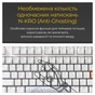 Клавіатура Ducky One 3 TKL Cherry MX Silent Red RGB UA USB White (DKON2187ST-SUAPXPWWWSC1) - зменшене зображення 9