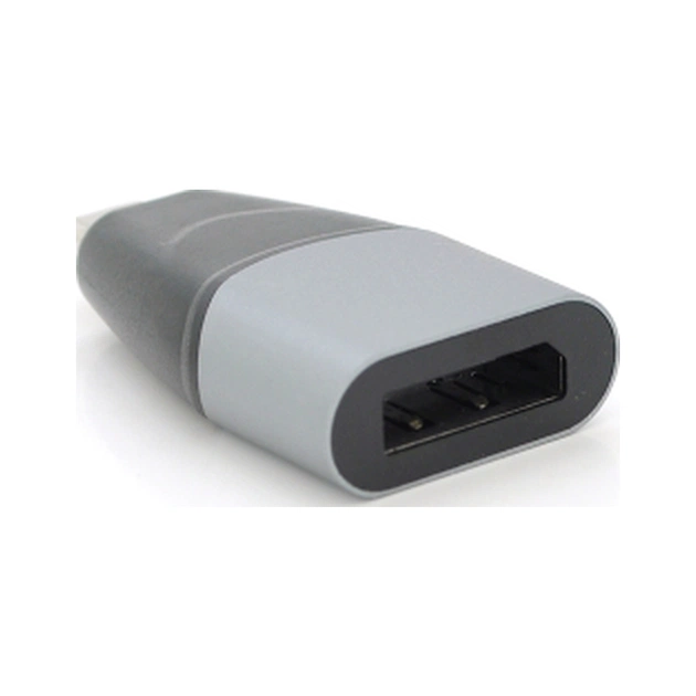 Переходник USB-C M to DisplayPort F black-gray Voltronic (YT-A-Type-C(M)/DP(F)/27022) - изображение 1