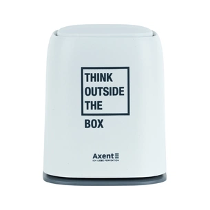 Кошик для паперів Axent Настільний контейнер для сміття, прямокутний, білий (2133-21-A) изображение 1