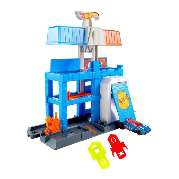 Автотрек Hot Wheels City Поліцейська вежа в місті (JHL74) - picture 2