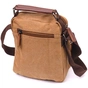 Сумка Vintage Чоловіча з щільного текстилю Коричнева (21226) - зменшене зображення 2