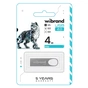 USB флеш накопичувач Wibrand 4GB Irbis Silver USB 2.0 (WI2.0/IR4U3S) - зменшене зображення 2