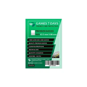 Протектор для карт Games 7 Days 63,5 х 88 мм, Card Game, 50 шт (PREMIUM) (GSD-026388) picture 1