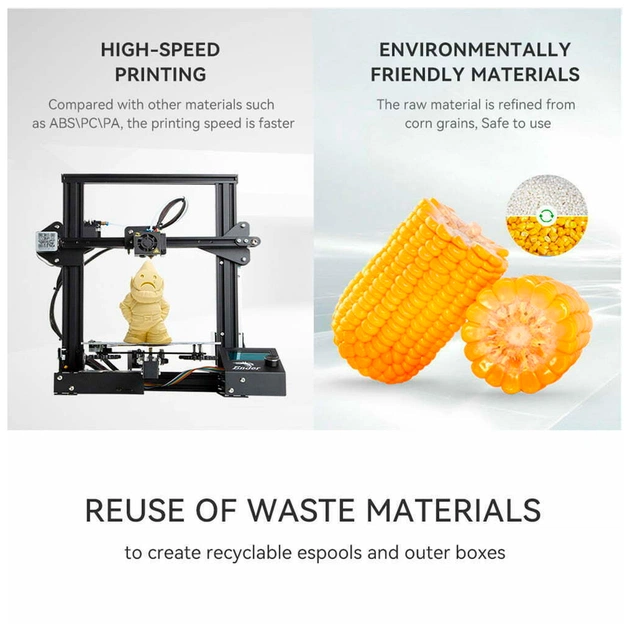 Пластик для 3D-принтера eSUN ePLA-Matte, 1,75мм, 1кг, strawberry red (ePLA-Matte-P175SR1) - picture 8