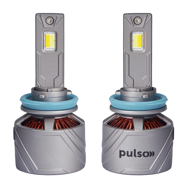 Автолампа PULSO Lampy PULSO LC15-H11/LED-chips 4575 CSP/12V/2*85W/17000Lm/3000-6000k/Bluetooth APP (LC15-H11) - изображение 1