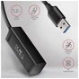 Концентратор AXAGON USB 3.1 to 4xUSB 3.0 1.2m black (HUE-M1AL) - зменшене зображення 4