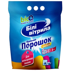 Пральний порошок Білі Вітрила Color 3 кг (4820017661041) зображення 1