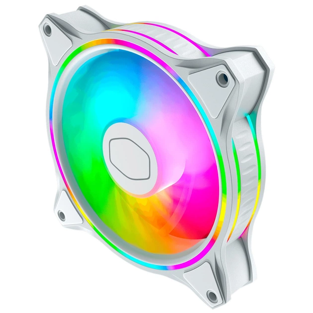 Кулер до корпусу CoolerMaster MASTERFAN MF120 HALO WHITE EDITION (MFL-B2DW-18NPA-R1) - зображення 3