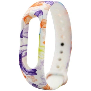 Ремінець до фітнес браслета Armorstandart для Xiaomi Mi Band 4/3 Violet Flower (ARM52068) зображення 1