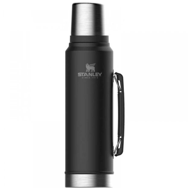 Термос Stanley Legendary Classic Matte Black 1 л (6939236347938) - зображення 1