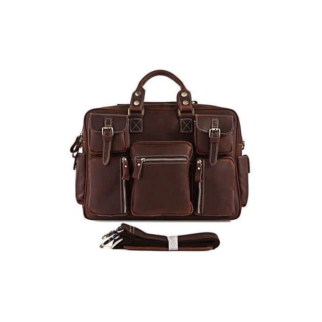 Сумка Vintage Шкіряна Коричнева (14075) - зображення 2