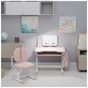 Парта зі стільцем Evo-kids (стол+стул+полка+лампа) Pink (BD-20 PN) - зменшене зображення 3