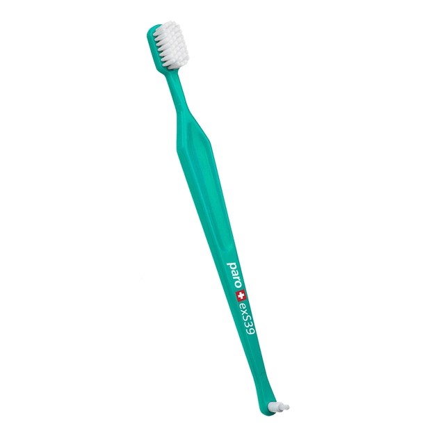 Зубная щетка Paro Swiss exS39 ультрамягкая зеленая (7610458007143-green) - изображение 1