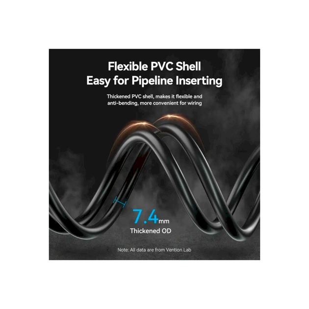 Кабель мультимедійний HDMI M to HDMI F 5.0m V2.0 4K60Hz Vention (AHCBJ) - picture 9