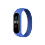 Ремінець до фітнес браслета BeCover Elastic Nylon Style для Xiaomi Mi Smart Band 5/6 (Size M) Deep Blue (706149) - зменшене зображення 1