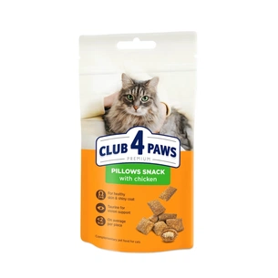 Ласощі для котів Club 4 Paws Подушечки з куркою 60 г (4820269145337) изображение 1