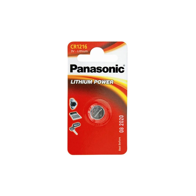 Батарейка Panasonic CR 1216 * 1 LITHIUM (CR-1216EL/1B) - зображення 1