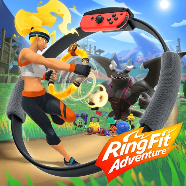 Гра Nintendo Ring Fit Adventure контролер + програмний продукт + ремінь (45496424978) - изображение 1