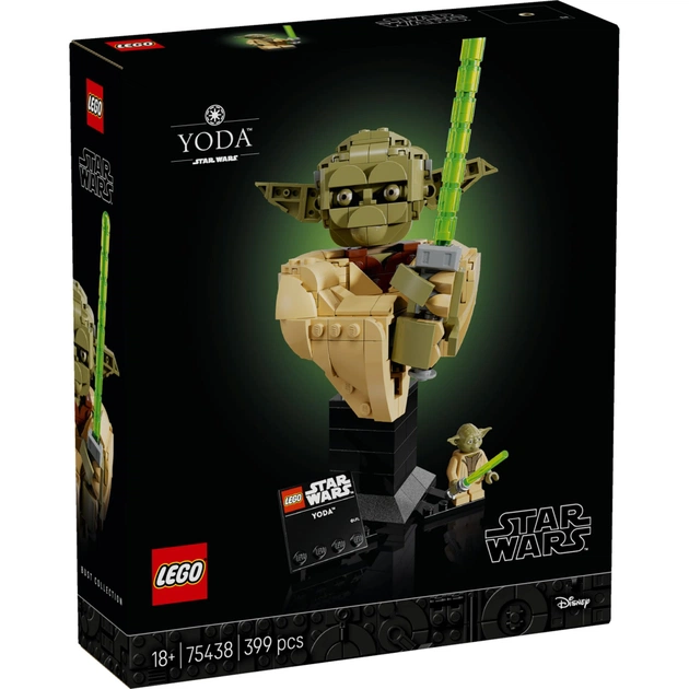 Конструктор LEGO Star Wars Погруддя Йоди (75438) - зображення 1