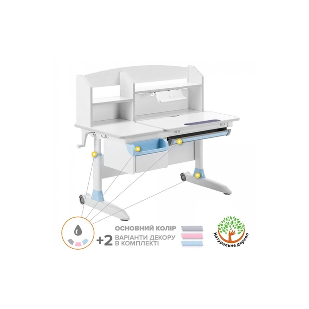 Парта ErgoKids Romana W Multicolor (Evo-70 W/MC) - picture 4