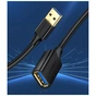 Дата кабель USB 3.0 AM/AF 0.5m US129 black Ugreen (30125) - зменшене зображення 5