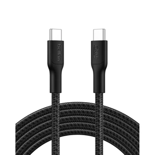 Дата кабель USB-C to USB-C 3.0m 240W black Belkin (CAB025HQ3MBK) зображення 1