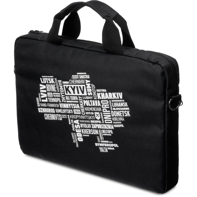 Сумка для ноутбука Vinga 15.6" NB1502 Black, white print (NB1502UWBK) - изображение 1