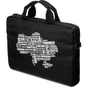 Сумка для ноутбука Vinga 15.6" NB1502 Black, white print (NB1502UWBK) - зменшене зображення 1