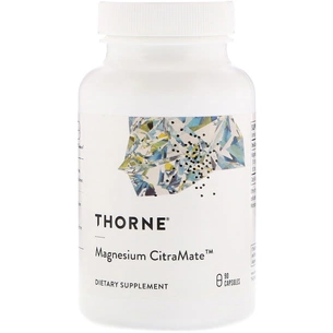 Мінерали Thorne Research Магній (Цитрат \ Малат), Magnesium Citramate, 90 капсул (THR-27202) зображення 1