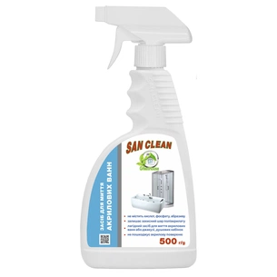 Спрей для чищення ванн San Clean Green House для акрилових ванн 500 г (4820003543061) зображення 1