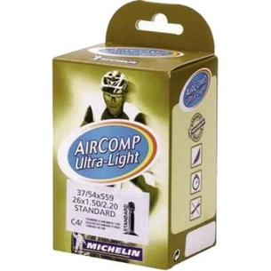 Велосипедна камера Michelin C4 AIRCOMP ULTRALIGHT 26" (37/54X559) ST35мм (125031) зображення 1