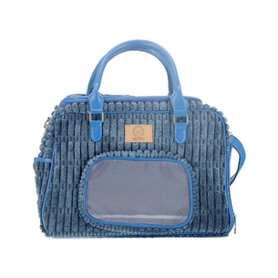 Переноска для тварин MISOKO&CO 41.5x23x28 см темно-синя (YIWUMSK70159) изображение 1