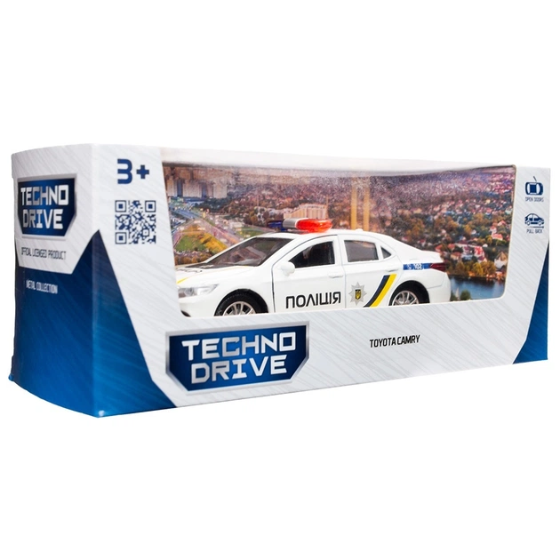 Машина TechnoDrive Toyota Camry Полиция (KM250416) - изображение 11