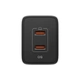 Зарядний пристрій Spigen 2xUSB-C PD 47W black (ACH09457) - зменшене зображення 2