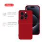 Чохол до мобільного телефона Intaleo SoftShell Apple iPhone 16 Pro Red (1283126609299) - зменшене зображення 3