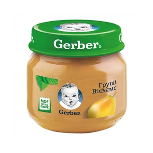 Дитяче пюре Gerber груши Вильямс 80 г (7613033513237) зображення 1