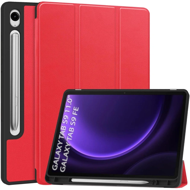Чохол до планшета BeCover Flexible TPU Mate Samsung Tab S9 (SM-X710/SM-X716)/S9 FE (SM-X510/SM-X516B) 11.0" Red (712531) - изображение 1
